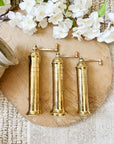 9" Brass PEPPER Mill by Atlas