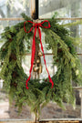 36" Faux Cedar & Pinecone Wreath