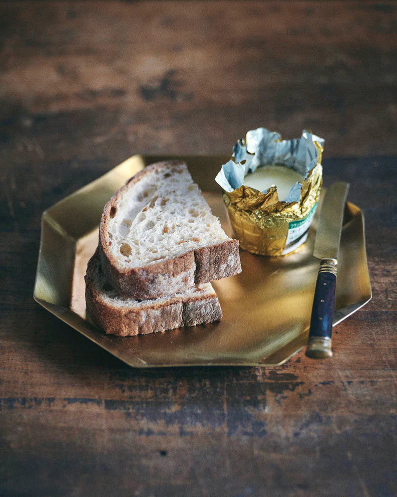 Octagon Brass Tray