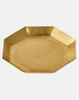 Octagon Brass Tray