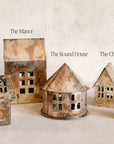 Old World Tin Holiday Houses