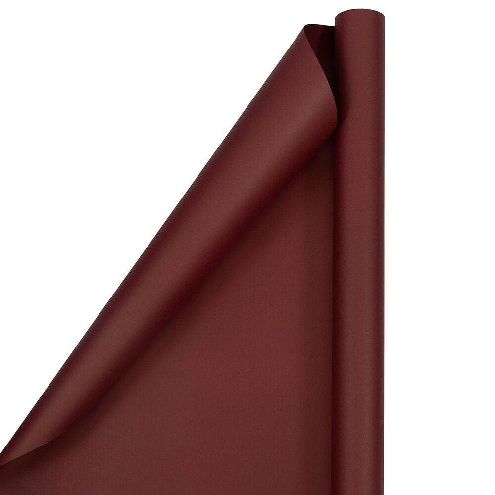 Burgundy Solid Gift Wrap