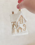 Cottage Glass House Ornament