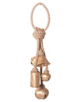 Decorative Metal Bells on Jute Hanger