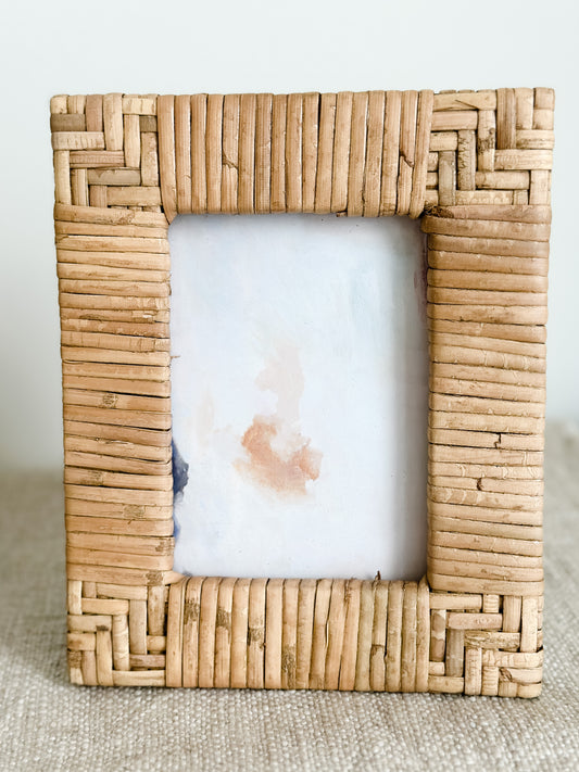 Rattan 4x6 Picture Frame