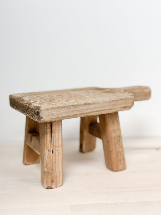 Small Rectangle Wood Pedestal